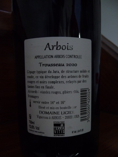 Arbois Trousseau 2020