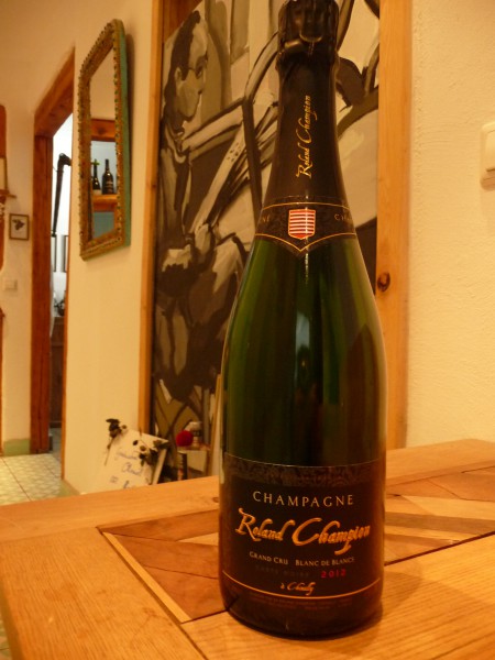 Champagner Grand Cru, Blanc de blancs, Millesime 2012 Carte noir