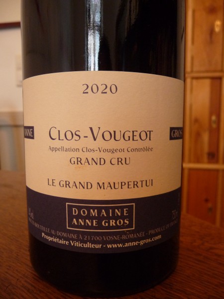 Clos Vougeot Grand Cru "Le Grand Maupertui" 2020