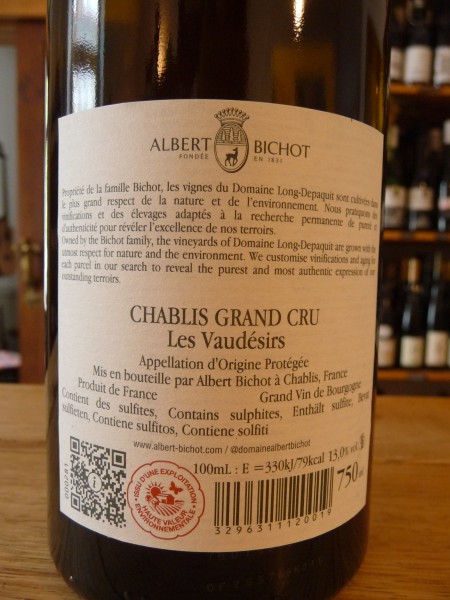 Chablis Grand Cru "Les Vaudésirs" 2020