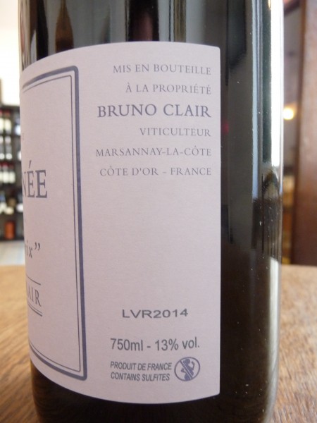 Vosne-Romanée "Les Champs Perdrix" 2014