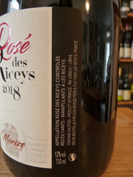 Vin Rosé des Riceys 2018